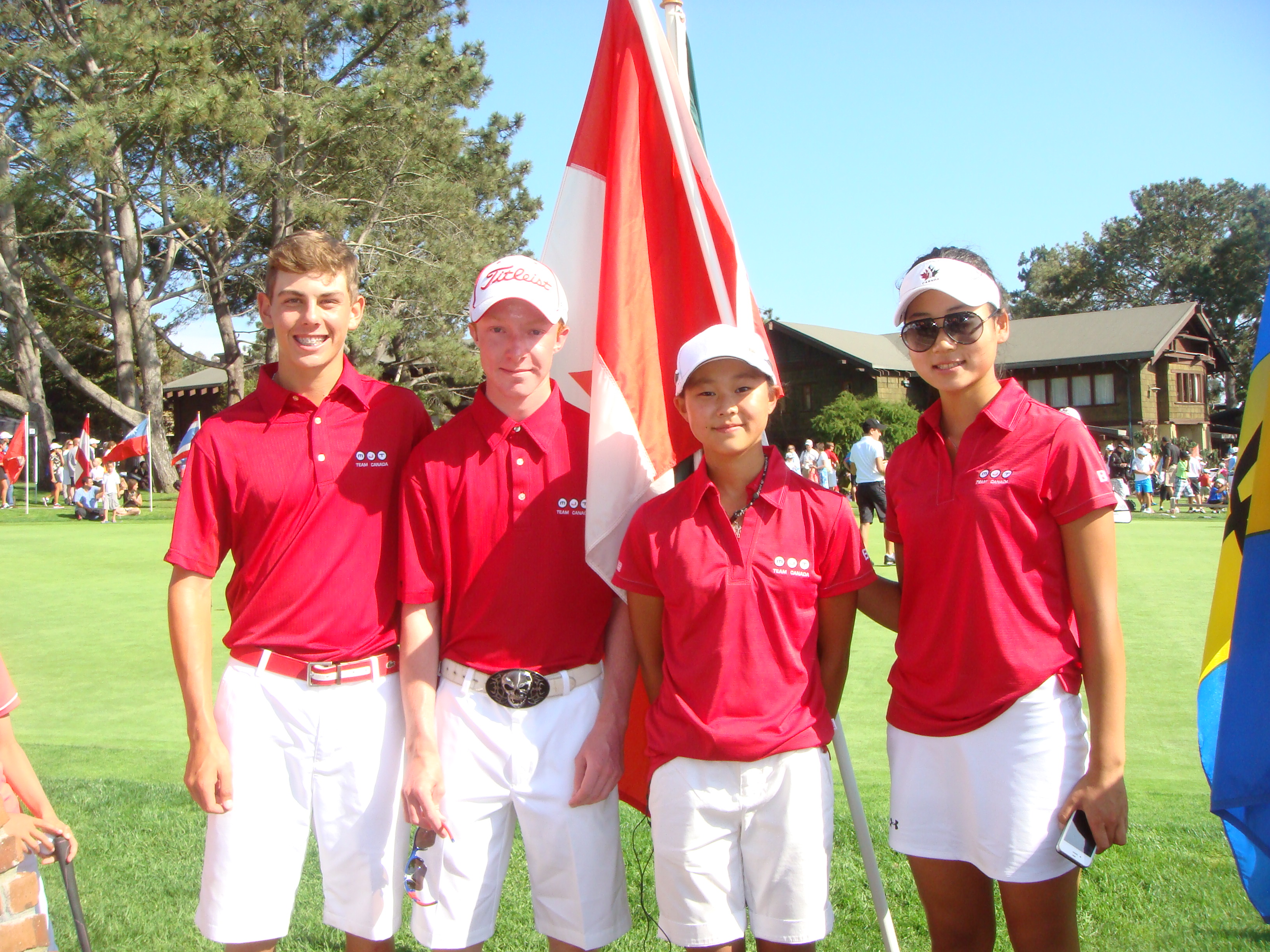 Murphy, Brown, Lau & Lim at the Junior Worlds